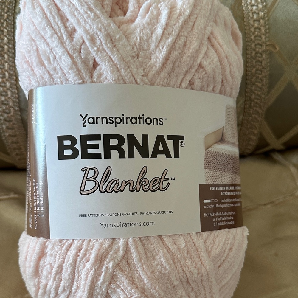 Blanket Yarn - Blush Pink 2 left